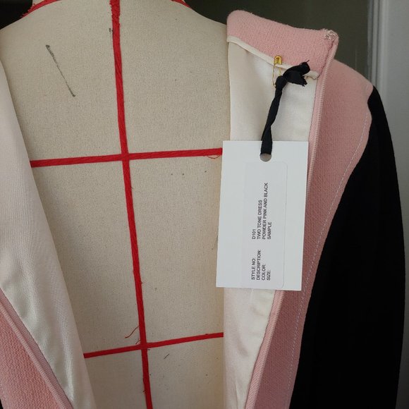 Couture crepe dress Atelier Caito for Hervé Pierre - Picture 5 of 5